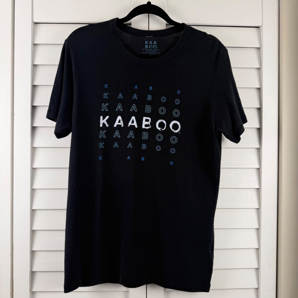 KAABOO Del‎ Mar Festival Graphic T-Shirt L Black 2017 Concert Lineup